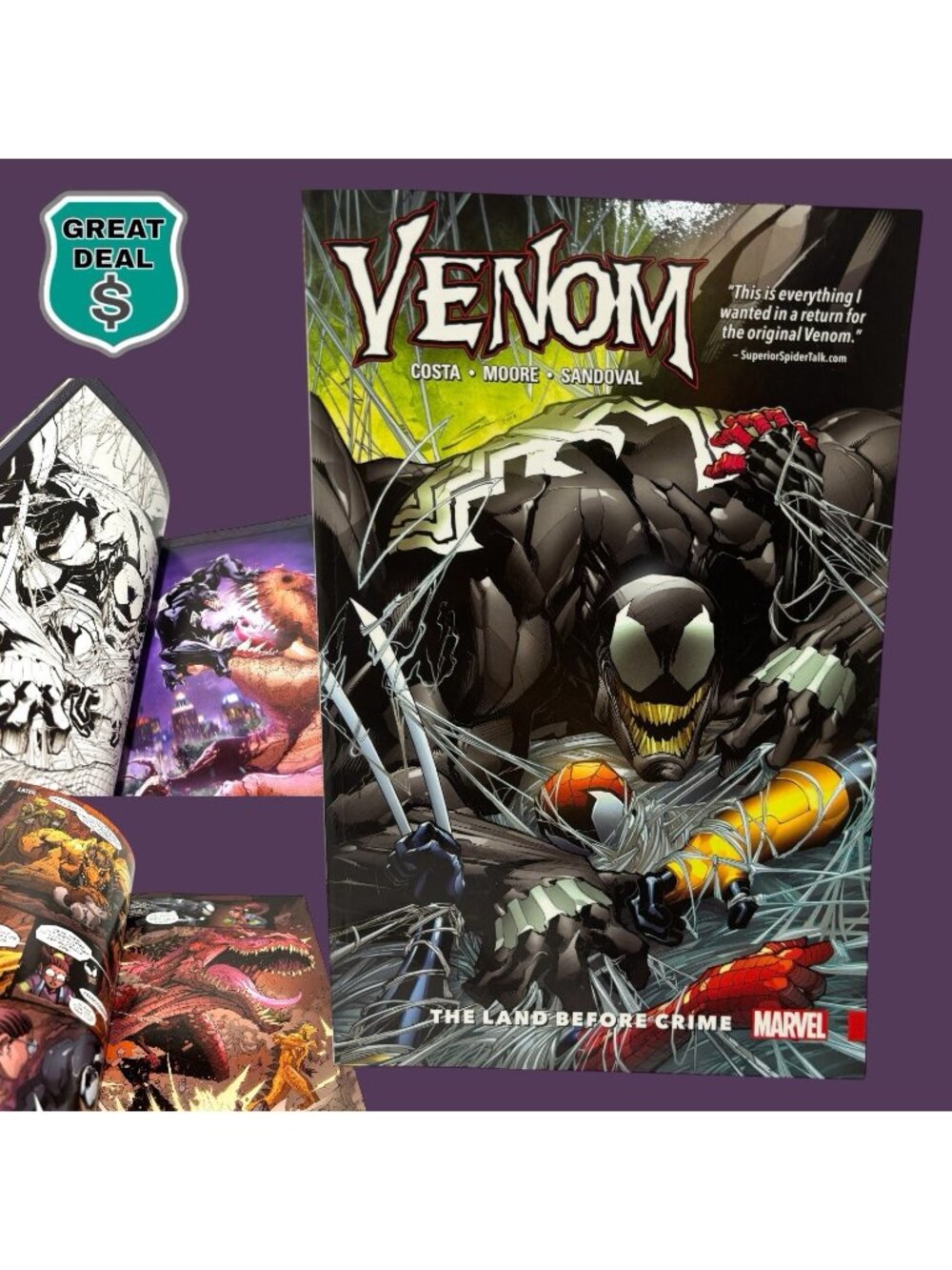 Venom: The Land Before Crime #2, Marvel, 2017 Trade Paperback.